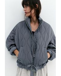 Pull&Bear - Padded Jacket With A High Neck - Lyst