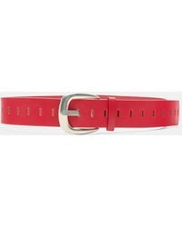Pull&Bear - Leather Effect Belt - Lyst