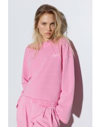 Pull&Bear - Round Neck Stwd Sweatshirt - Lyst