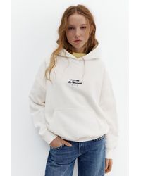 Pull&Bear - Embroidered Star Hoodie - Lyst