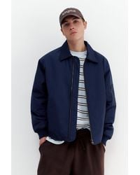Pull&Bear - Bomber Jacket With Shirt Collar - Lyst