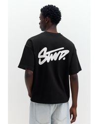 Pull&Bear - Boxy T-Shirt Met Stwd-Logo - Lyst