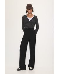Pull&Bear - Smart Straight-Leg Trousers - Lyst