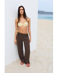 Pull&Bear - Flache Sandalen - Lyst
