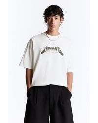 Pull&Bear - Metallica Relaxed Fit T-Shirt - Lyst