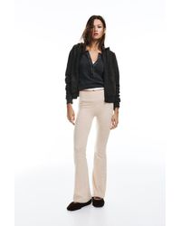Pull&Bear - Soft Touch Flared Trousers - Lyst