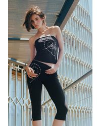 Pull&Bear - Pantalon Capri À Clous - Lyst