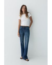 Pull&Bear - Low-Waist Bootcut Jeans - Lyst