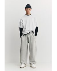 Pull&Bear - Pantaloni Tuta A Palloncino Interlock - Lyst