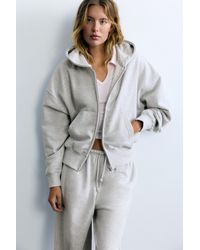 Pull&Bear - Sweat À Capuche Zippé - Lyst