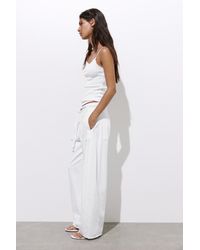 Pull&Bear - Balloon Jeans With Drawstring - Lyst