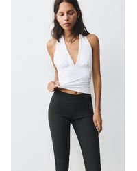 Pull&Bear - Halter Neck Top With Gathering - Lyst