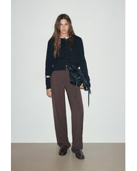 Pull&Bear - Full Length Smart Trousers - Lyst