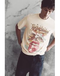 Pull&Bear - Rolling Stones T-Shirt - Lyst
