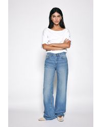 Pull&Bear - Jean Large Droit Taille Haute - Lyst