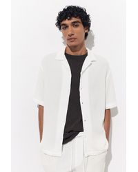 Pull&Bear - Camicia Maniche Corte Bambula - Lyst