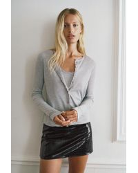 Pull&Bear - Double-Layer Lace T-Shirt - Lyst