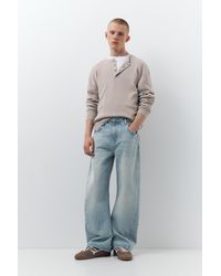 Pull&Bear - Jeans With Seams - Lyst