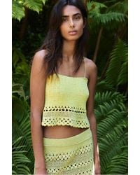 Pull&Bear - Crochet Strappy Top - Lyst