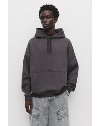 Pull&Bear - Basic Hoodie - Lyst
