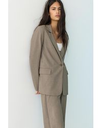 Pull&Bear - Basic Blazer - Lyst