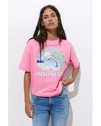 Pull&Bear - Indonesia Dolphin Graphic T-Shirt - Lyst