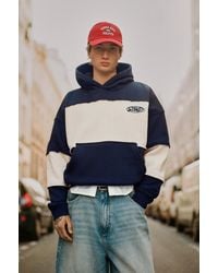 Pull&Bear - Hoodie Met Panelen Stwd Studio - Lyst