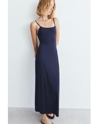 Pull&Bear - Polyamide Strappy Midi Dress - Lyst