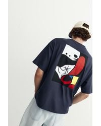 Pull&Bear - Relaxed Fit Miró T-Shirt - Lyst