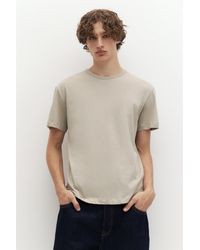 Pull&Bear - Slim Fit Basic T-Shirt - Lyst