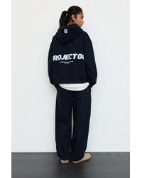 Pull&Bear - Felpa Con Cappuccio E Grafica Rotterdam - Lyst