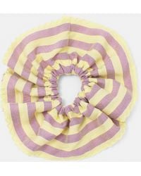 Pull&Bear - Striped Scrunchie - Lyst