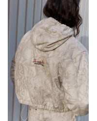 Pull&Bear - Giubbotto Con Cappuccio Stampa Pitonato - Lyst