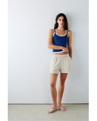 Pull&Bear - Linen Blend Shorts - Lyst
