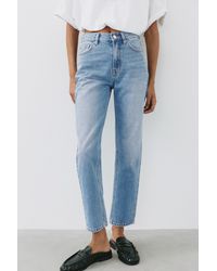 Pull&Bear - High-Waist Mom Jeans - Lyst
