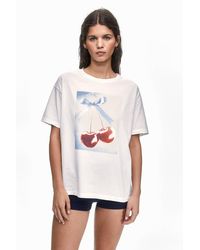 Pull&Bear - Short Sleeve Cherry T-Shirt - Lyst