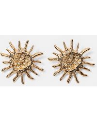 Pull&Bear - Boucles D'Oreilles Soleil - Lyst