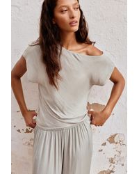 Pull&Bear - Satin Asymmetric Top - Lyst