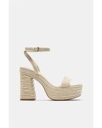 Pull&Bear - Platform High-Heel Sandals - Lyst