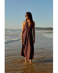 Pull&Bear - Halter Midi Dress - Lyst