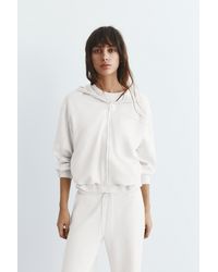 Pull&Bear - Soft Touch Hooded Sweatshirt - Lyst