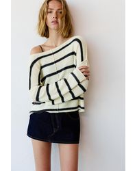 Pull&Bear - Oversize Asymmetric Jumper - Lyst