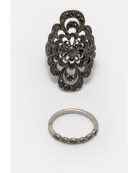 Pull&Bear - Set 2 Anelli Gioiello - Lyst