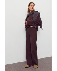Pull&Bear - Soft Touch Straight Fit Trousers - Lyst