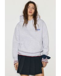 Pull&Bear - Hoodie With Star And Slogan Print - Lyst