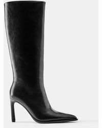 Pull&Bear - Hohe Stiefel Mit Absatz - Lyst