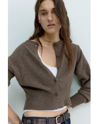 Pull&Bear - Kort Vest Met Knopen - Lyst