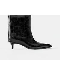 Pull&Bear - Stiefeletten Mit Struktur - Lyst
