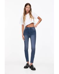 Pull&Bear - High-Waist Jeggings - Lyst