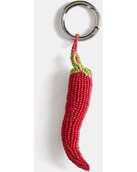 Pull&Bear - Beaded Chilli Charm - Lyst